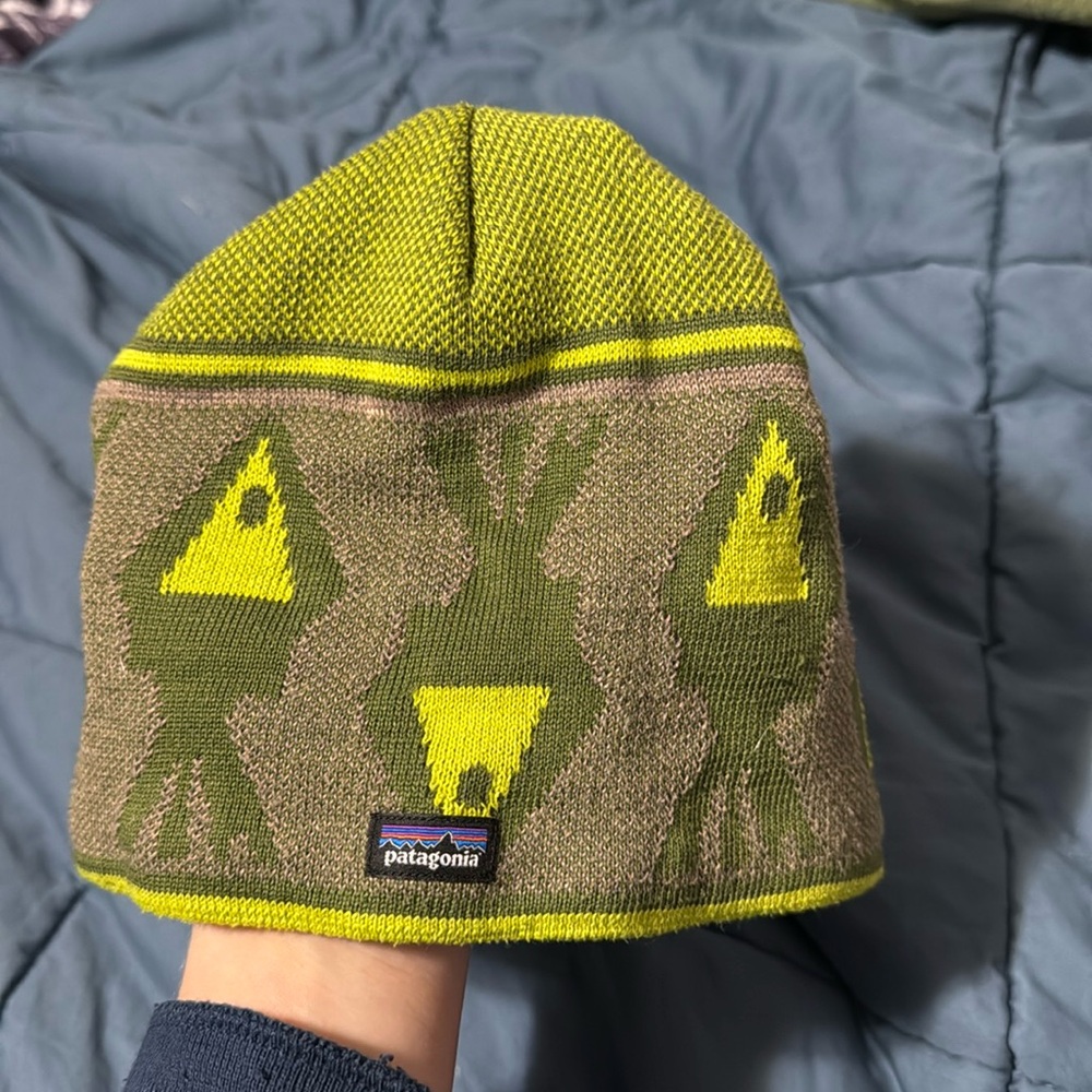 Rare Vintage Fish Patagonia Beanie